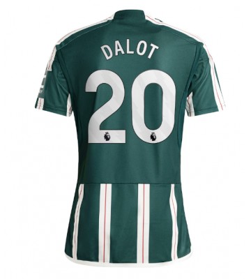 Manchester United Diogo Dalot #20 Bortatröja 2023-24 Kortärmad